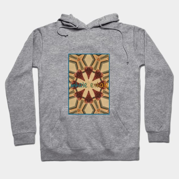 Inhale, Exhale A monk Mandala Hoodie by Michi&Co.